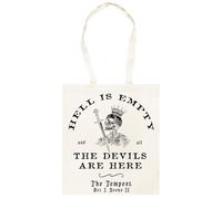 Udaytee El Infierno Está Vacío Todos Los Demonios Totebag Shopping Unisex De Algodón Beige Cotton Unisex Totebag Shopping