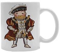 Udaytee Enrique Viii Taza De Cerámica Blanca Taza Para Beber Bebidas White Ceramic Mug Beverage Drinking Cup