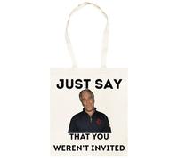Udaytee Epstein Simplemente Di Que No Estabas Invitado Totebag Shopping Unisex De Algodón Beige Cotton Unisex Totebag Shopping