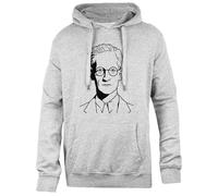 Udaytee Erwin Schrödinger Sudadera con Capucha De Corte Sencillo Sudadera Unisex Gris Simple-Fit Hoodie Grey Unisex Sweatshirt