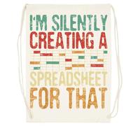 Udaytee Estoy Creando Silenciosamente Una Hoja De Cálculo Para Eso Bolsa De Entrenamiento De Algodón Beige Saco De Gimnasio