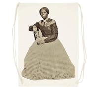 Udaytee Harriet Tubman Bolsa De Entrenamiento De Algodón Beige Saco De Gimnasio Cotton Beige Training Bag Gym Sack