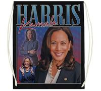Udaytee Homenaje A Kamala Harris Bolsa De Entrenamiento De Algodón Negro Saco De Gimnasio