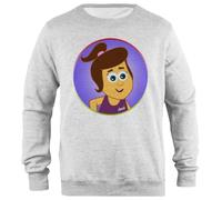 Udaytee Hooplakidz Alemán Sudadera Unisex Gris De Corte Sencillo Simple-Fit Pullover Grey Unisex Sweatshirt