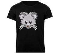 Udaytee Isycheesy Camiseta Básica Algodón Negra Mujer Basic Cotton Black Women's T-Shirt