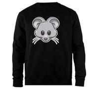 Udaytee Isycheesy Sweat-Shirt Unisexe Noir À Coupe Simple Sudadera Unisex Negra De Corte Sencillo