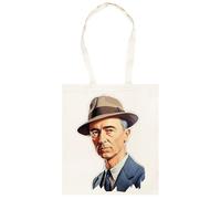 Udaytee J Robert Oppenheimer Totebag Shopping Unisex De Algodón Beige Cotton Unisex Totebag Shopping