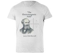 Udaytee James Clerk Maxwell Camiseta Básica Algodón Gris Mujer Basic Cotton Grey Women's T-Shirt
