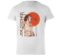 Udaytee Joe Cocker Camiseta Básica Algodón Gris Mujer Basic Cotton Grey Women's T-Shirt