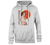 Udaytee Joe Cocker Sudadera con Capucha De Corte Sencillo Sudadera Unisex Gris Simple-Fit Hoodie Grey Unisex Sweatshirt