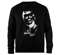 Udaytee John F Kennedy Presidente Sweat-Shirt Unisexe Noir À Coupe Simple Sudadera Unisex Negra De Corte Sencillo
