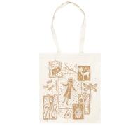 Udaytee Kopie Von Coraline Gato Muñeca Rosa Palacio Botón Ojos Totebag Shopping Unisex De Algodón Beige