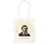 Udaytee León Tolstói El Reino De Dios Totebag Shopping Unisex De Algodón Beige Cotton Unisex Totebag Shopping