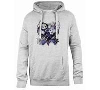 Udaytee Llaves Espada De Kingdom Hearts Sudadera con Capucha De Corte Sencillo Sudadera Unisex Gris