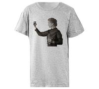 Udaytee María Curie Camiseta Infantil Básica Algodón Gris Cotton Child T-Shirt Grey Kid
