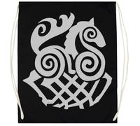 Udaytee Nelson Mandela Bolsa De Entrenamiento De Algodón Negro Saco De Gimnasio Cotton Black Training Bag Gym Sack