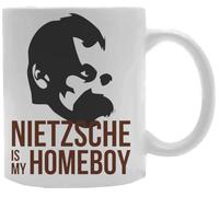 Udaytee Nietzsche Es Mi Colega Taza De Cerámica Blanca Taza Para Beber Bebidas White Ceramic Mug Beverage Drinking Cup