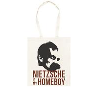 Udaytee Nietzsche Es Mi Colega Totebag Shopping Unisex De Algodón Beige Cotton Unisex Totebag Shopping