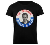 Udaytee Nixon para Presidente Camiseta Básica Algodón Negra Mujer Basic Cotton Black Women's T-Shirt