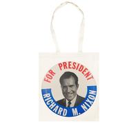 Udaytee Nixon Para Presidente Totebag Shopping Unisex De Algodón Beige Cotton Unisex Totebag Shopping