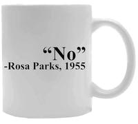 Udaytee No Rosa Parks 1955 Taza De Cerámica Blanca Taza Para Beber Bebidas White Ceramic Mug Beverage Drinking Cup