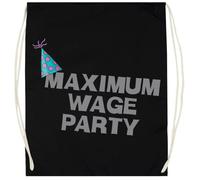 Udaytee Partido Del Salario Máximo Bolsa De Entrenamiento De Algodón Negro Saco De Gimnasio