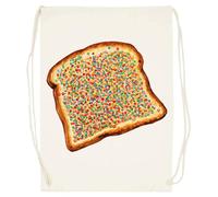 Udaytee Patrón De Pan De Hadas Bolsa De Entrenamiento De Algodón Beige Saco De Gimnasio