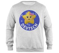 Udaytee Pequeño Trasero De Bebé Alemán Sudadera Unisex Gris De Corte Sencillo Simple-Fit Pullover Grey Unisex Sweatshirt