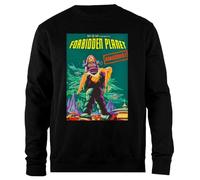 Udaytee Planeta Prohibido Sweat-Shirt Unisexe Noir À Coupe Simple Sudadera Unisex Negra De Corte Sencillo