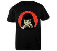 Udaytee Pulp Fiction Wallace Camiseta Básica Algodón Negra Hombre