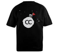 Udaytee Reclamación de Arcilla Camiseta Unisex Negra De Algodón Extragrande Oversized Cotton Black Unisex T-Shirt