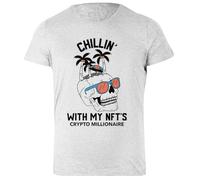 Udaytee Relajándome con Mis Nft Camiseta Básica Algodón Gris Mujer Basic Cotton Grey Women's T-Shirt