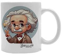 Udaytee Retrato De Albert Einstein Taza De Cerámica Blanca Taza Para Beber Bebidas White Ceramic Mug Beverage Drinking Cup