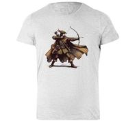 Udaytee Robin Hood Camiseta Básica Algodón Gris Mujer Basic Cotton Grey Women's T-Shirt