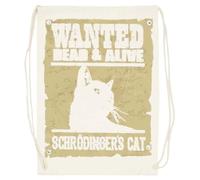 Udaytee Se Busca Vivo Y Muerto El Gato De Schrödinger Bolsa De Entrenamiento De Algodón Beige Saco De Gimnasio