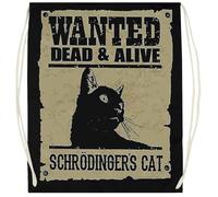 Udaytee Se Busca Vivo Y Muerto El Gato De Schrödinger Bolsa De Entrenamiento De Algodón Negro Saco De Gimnasio