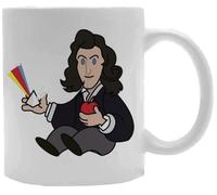 Udaytee Sir Isaac Newton Taza De Cerámica Blanca Taza Para Beber Bebidas White Ceramic Mug Beverage Drinking Cup