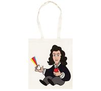 Udaytee Sir Isaac Newton Totebag Shopping Unisex De Algodón Beige Cotton Unisex Totebag Shopping