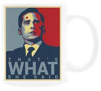 Udaytee That's What She Said Office Taza De Cerámica Blanca Taza Para Beber Bebidas