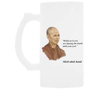 Udaytee Thich Nhat Hanh Vaso Para Beber Cerveza De Vidrio Con Asa Handled Glass Beer Drinking Cup