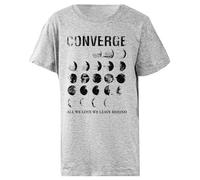 Udaytee Todo Lo Que Amamos Lo Dejamos Atrás Camiseta Infantil Básica Algodón Gris