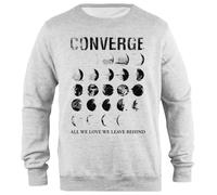 Udaytee Todo Lo Que Amamos Lo Dejamos Atrás Sudadera Unisex Gris De Corte Sencillo