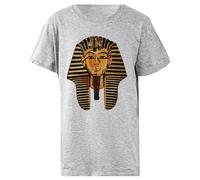 Udaytee Tutankamón Rey Tut Camiseta Infantil Básica Algodón Gris Cotton Child T-Shirt Grey Kid