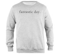 Udaytee Un Día Fantástico: Haz Que Sea Un Día Fantástico - Fantabulous Sudadera Unisex Gris De Corte Sencillo