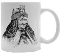 Udaytee Vlad El Empalador Taza De Cerámica Blanca Taza Para Beber Bebidas White Ceramic Mug Beverage Drinking Cup
