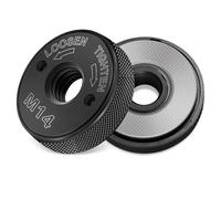 Udbrud 2 Piezas Tuerca de sujeción rápida SDS Clic M14, profesional Amoladora Angular M14 Kit, Tuerca de Sujeción Liberación Rápid M14 para todo tipo de fábricas