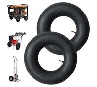 Udbrud 4.10/3.50-6 Tubos Internos de Reemplazo, 2 Piezas Tubos Interiores para Carretilla de Mano con Válvula Curvada con Palanca de Neumático para Cortadoras de Césped, Carretillas de Mano