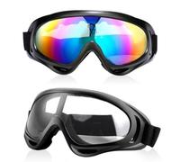 Udbrud Gafas de Esquí, 2 Piezas Gafas Motocross Esqui Snowboard Nieve Espejo Gafas de Esquí y Snowboard Gafas Esqui Mujer&Hombre para Hombre Mujer Adultos Juventud
