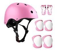 Udbrud Juego de Rodilleras para niños, 7 en 1 Rodilleras para niños Equipo de protección Rodilleras Coderas Muñequeras Protecciones Patinaje Infantil Adecuado para Bicicleta Patinaje Ciclismo