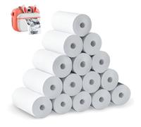 Udbrud Papel Térmico, 15 Rollos Papel de Impresión Papeles de Impresora Térmica Impresión Instantánea Rollos De Papel De Impresión Para Cámara Infantil Papel Térmico Blanco 57 x 30mm